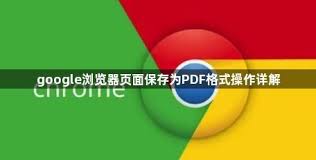 谷歌浏览器 PDF 文件打开与保存技巧详解，新手也能高效使用